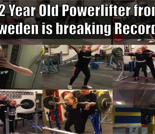 12 Year Old Powerlifter Cornelia Lind Squats 220 Lbs! Cornelia Lind